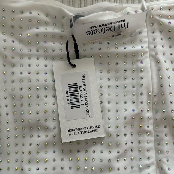 (NWT) SLA The Label  Bea Diamanté Maxi (Skirt) - Picture 8 of 9